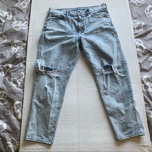 american eagle ripped jeans size 33x30